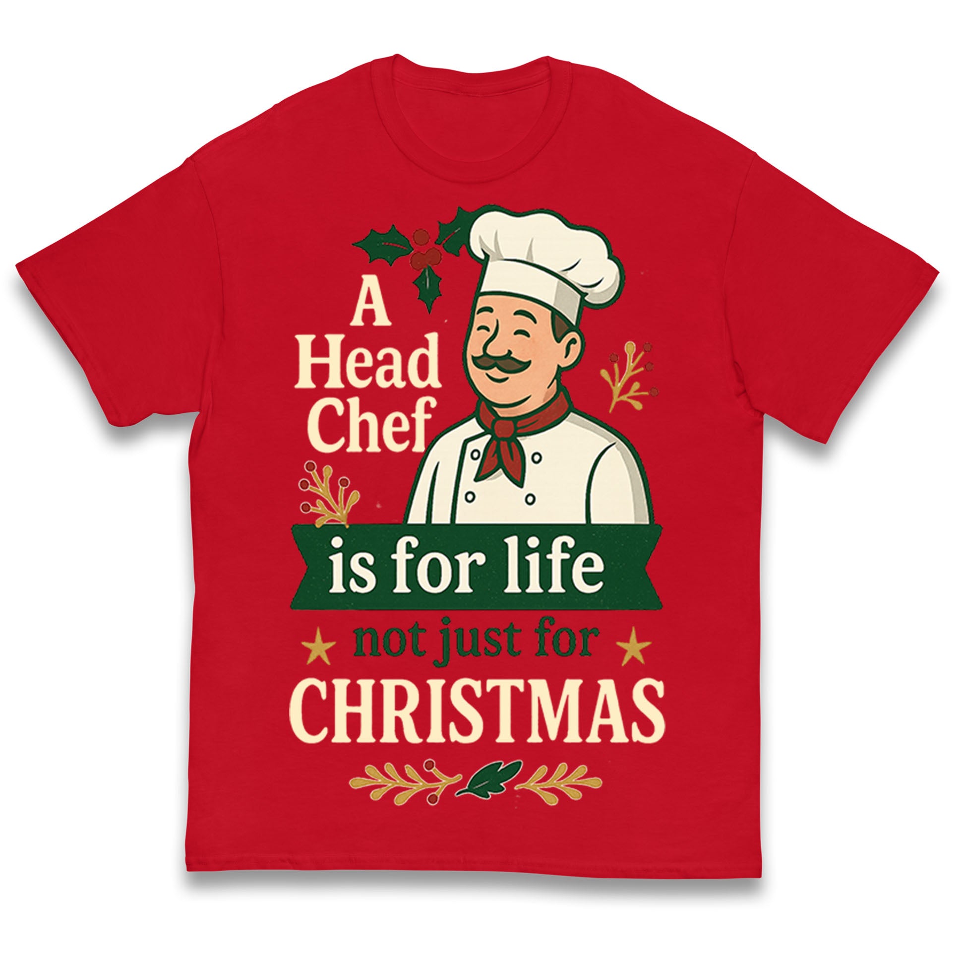 Head Chef Christmas Kids T Shirt 