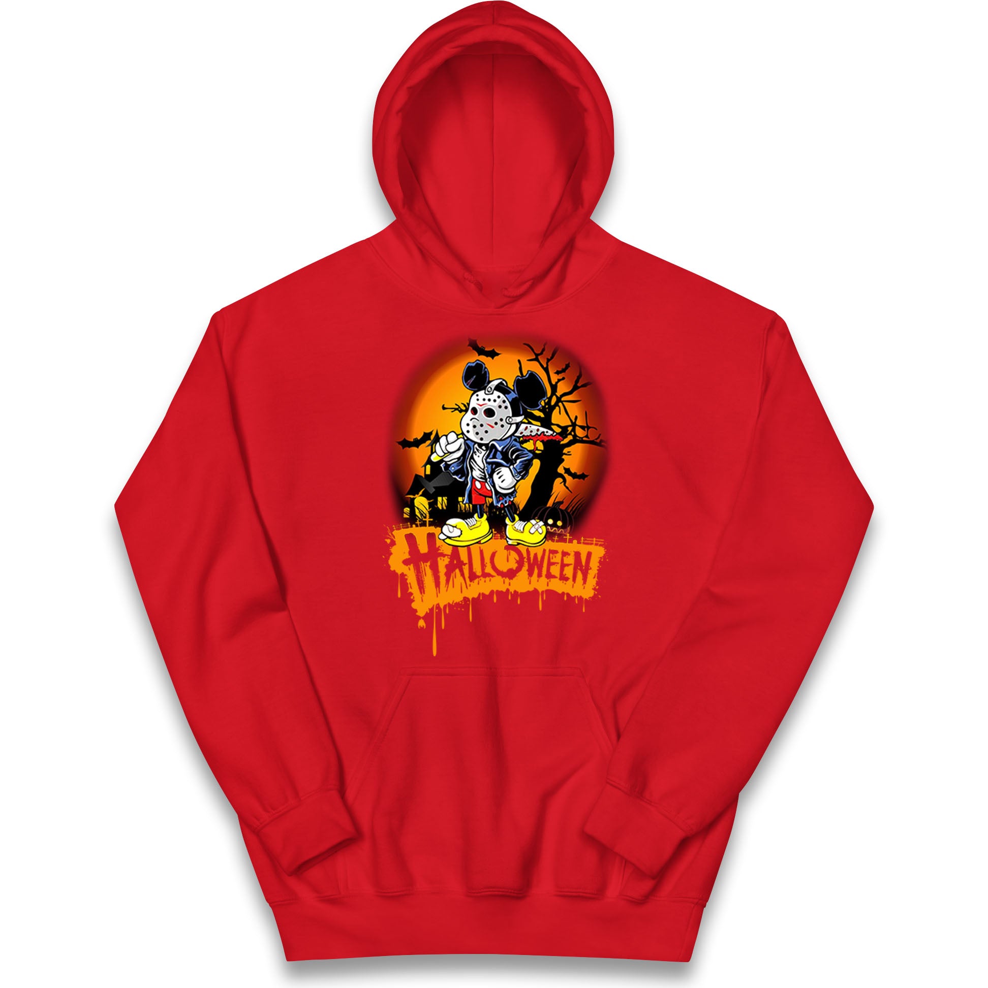 Mickey Mouse Haunted Halloween Hoodie
