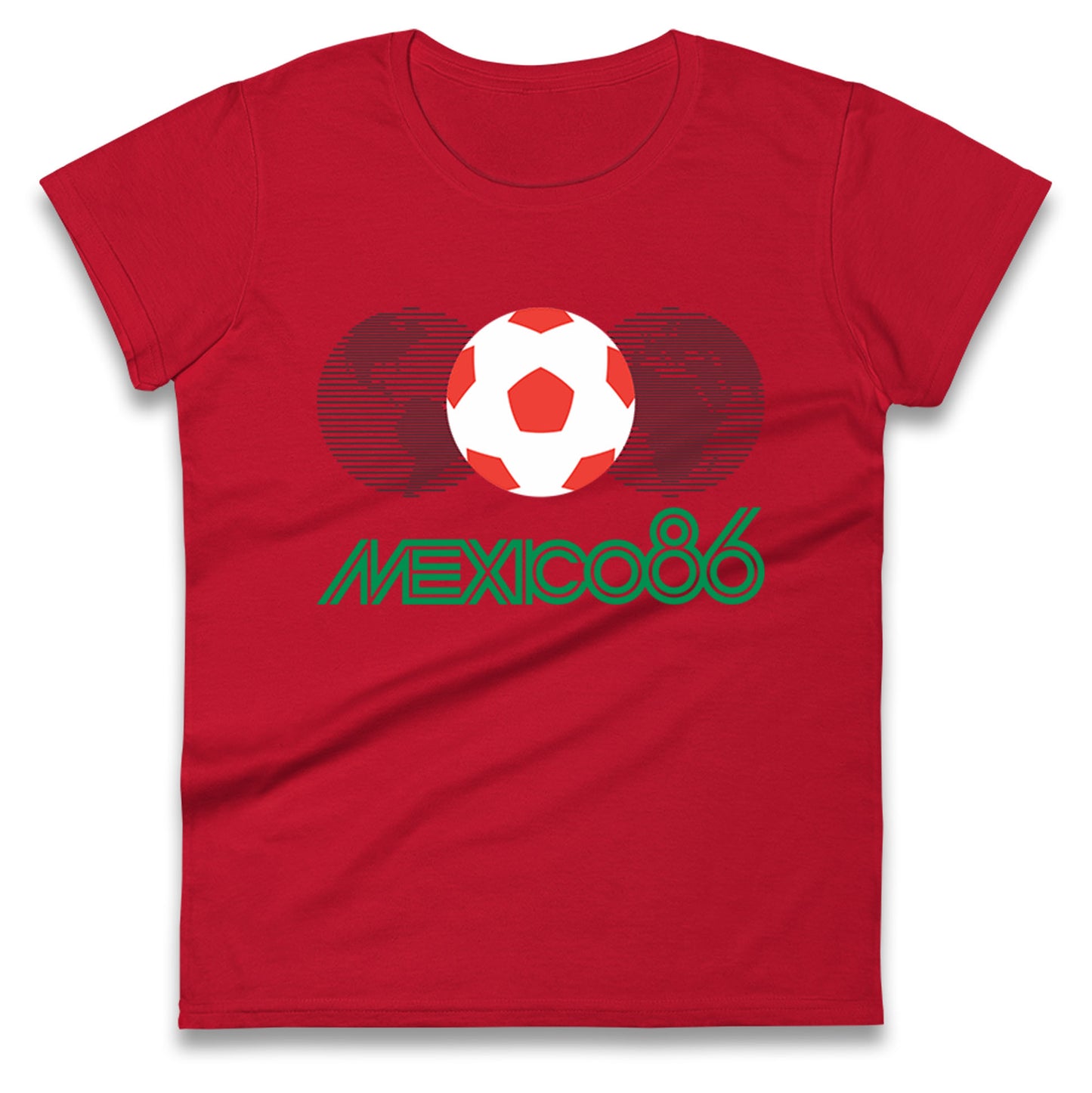 Mexico 86 logo Ladies T Shirt