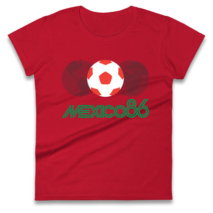 Mexico 86 logo Ladies T Shirt
