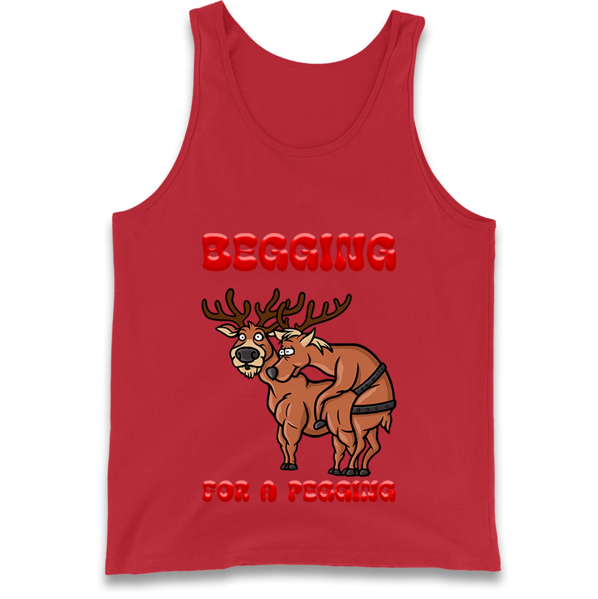 Deer Christmas Tank Top