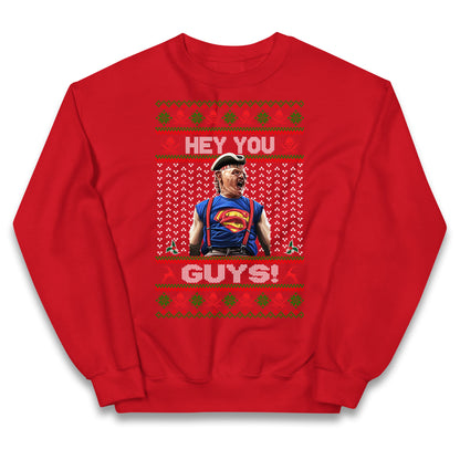 Goonies Sloth Christmas Kids Jumper