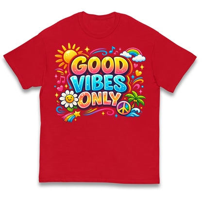 Good Vibes Only Kids T Shirt 