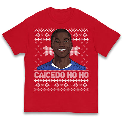 Moises Caicedo Christmas Kids T Shirt