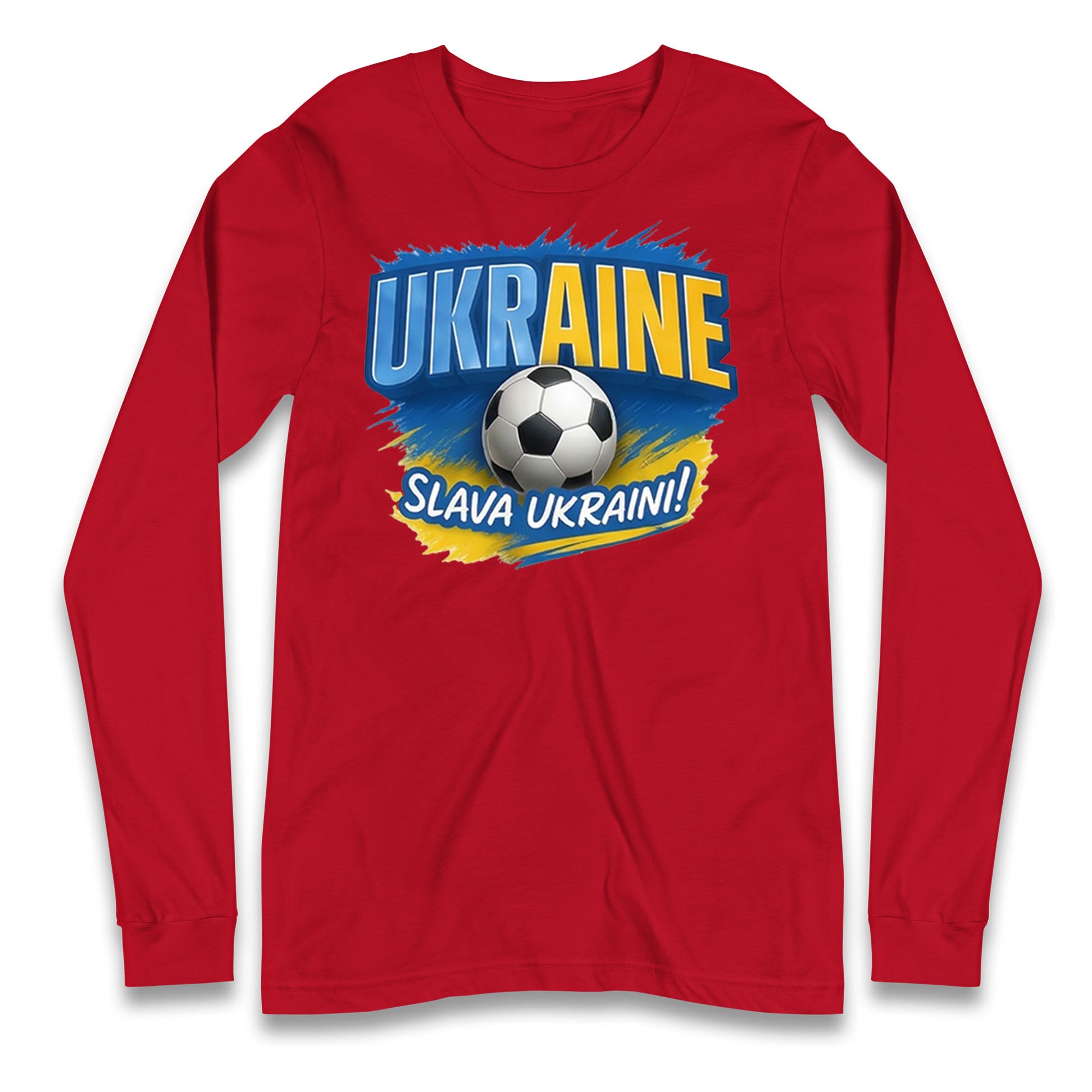 Ukraine Retro World Cup Longsleeve T Shirt 