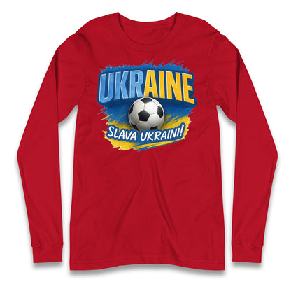 Ukraine Retro World Cup Longsleeve T Shirt 