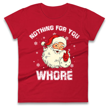 Christmas Whore Ladies T Shirt
