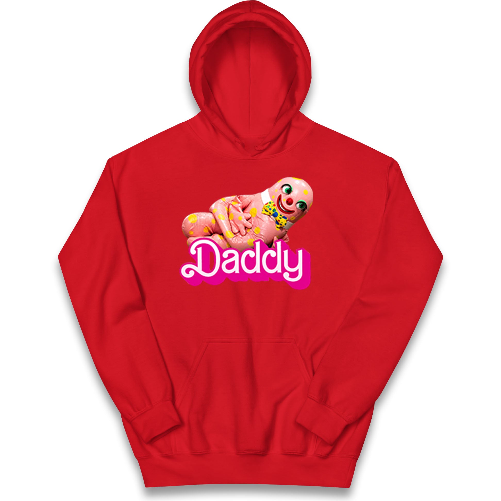 Funny Mr Blobby Daddy 90s Retro Kids Hoodie