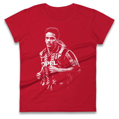 Roberto Baggio Italy Ladies T Shirt