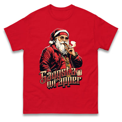 Santa Claus Gangster T Shirt