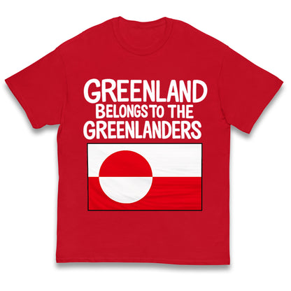 Greenland Belongs To The Greenlanders Kids T Shirt