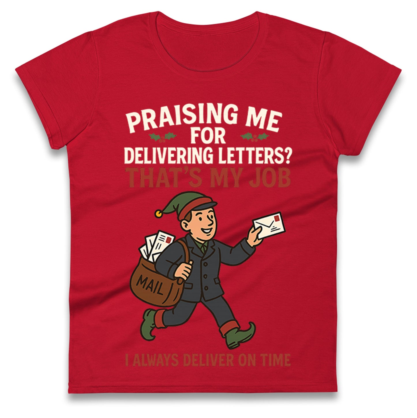 Royal Mail Christmas Ladies T Shirt
