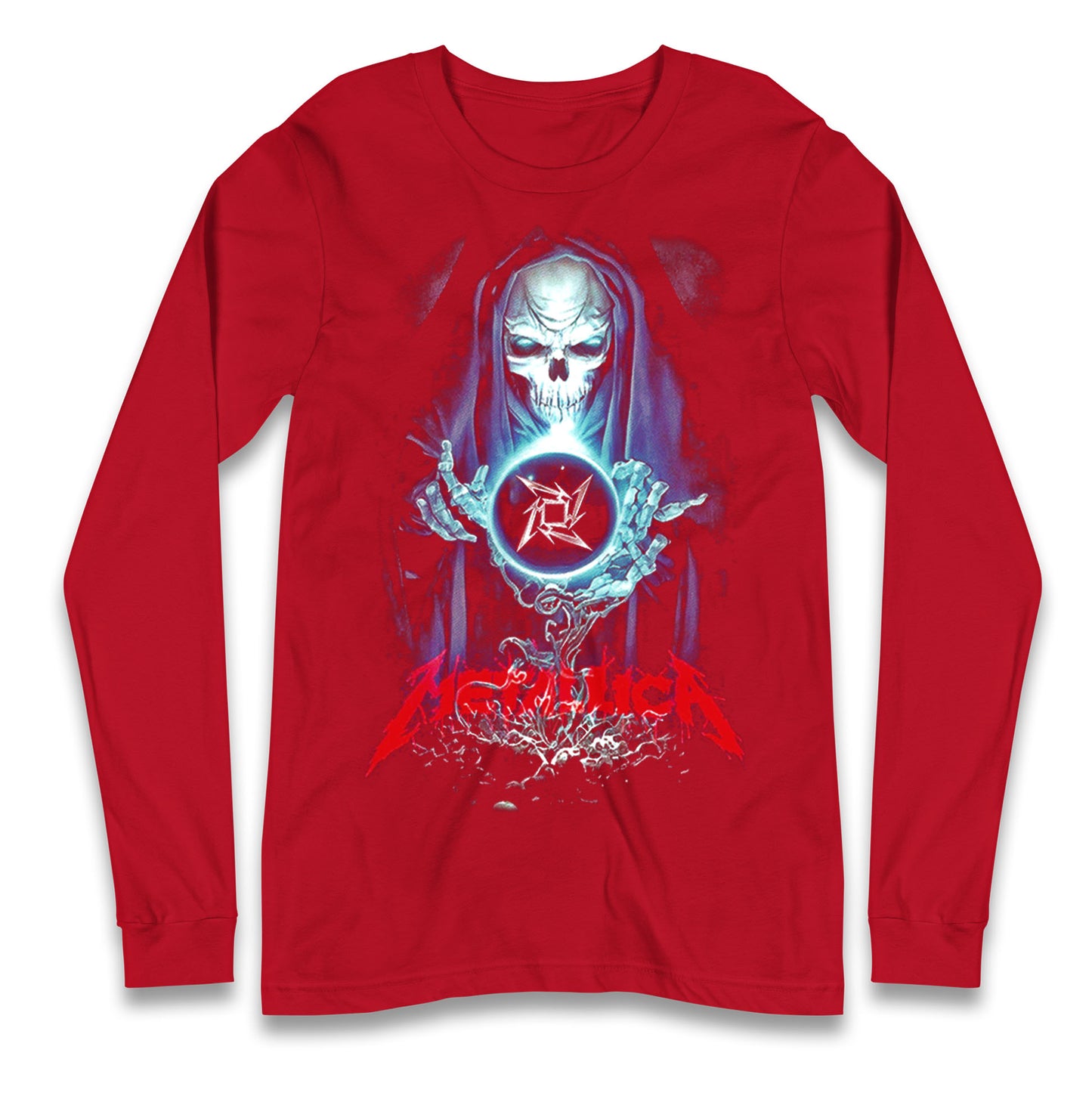 Metallica Skellington Sorcerer Longsleeve T Shirt