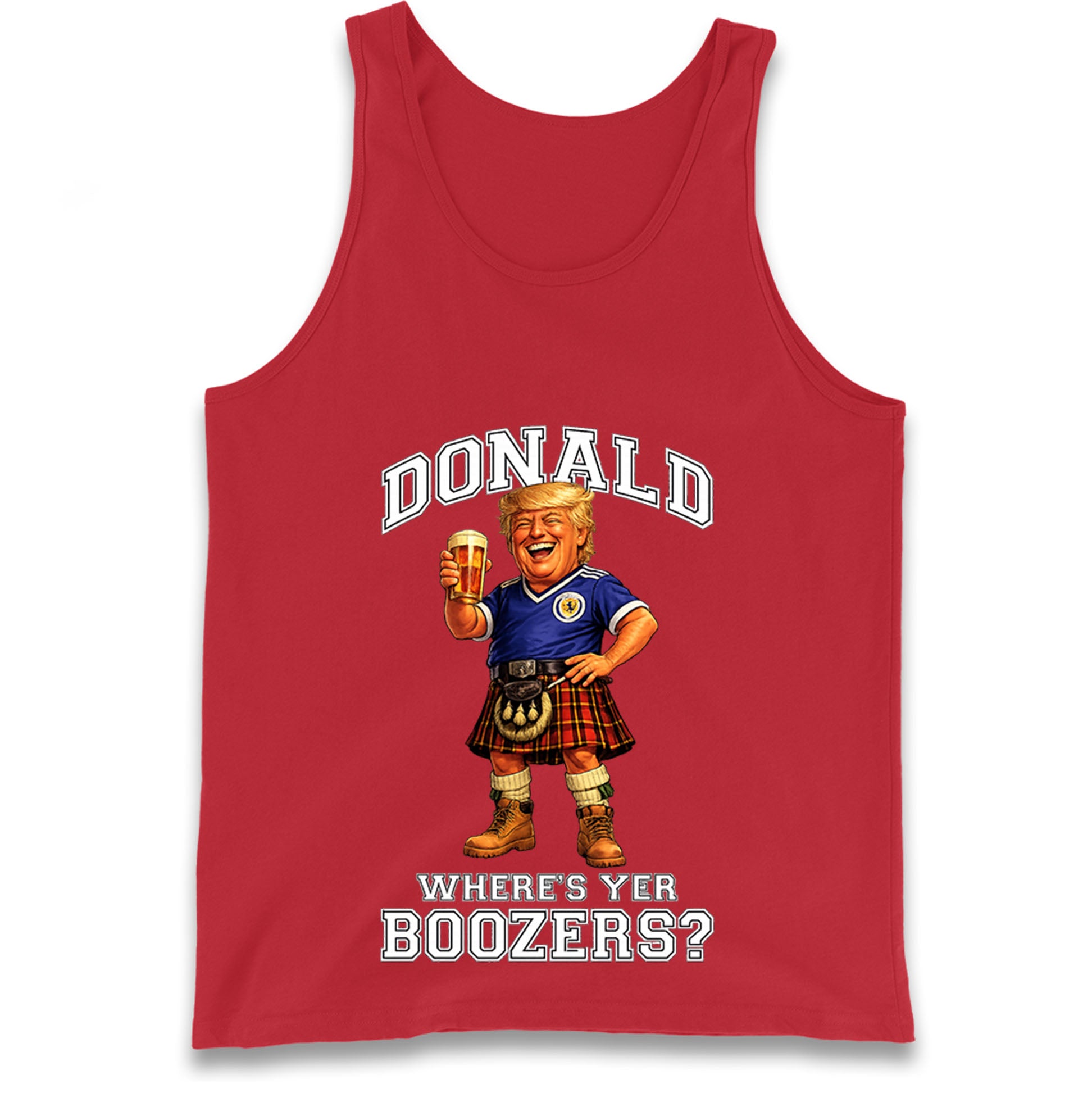 Donald Trump Scotland World Cup Tank Top