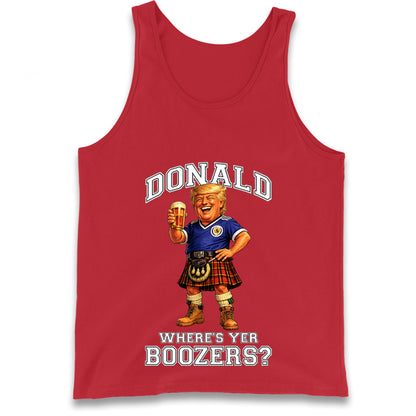 Donald Trump Scotland World Cup Tank Top