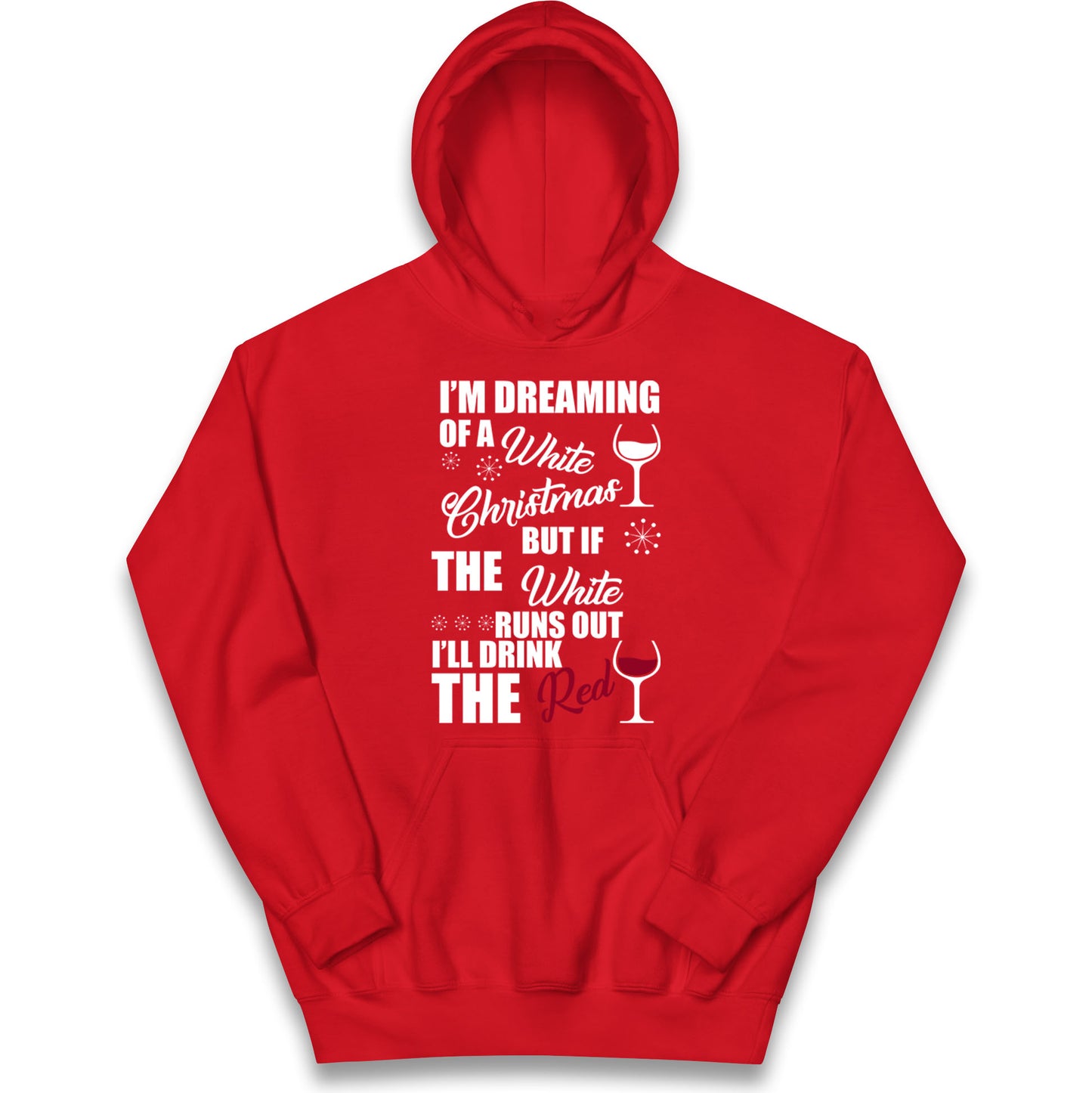 Wine Christmas Kids Hoodie