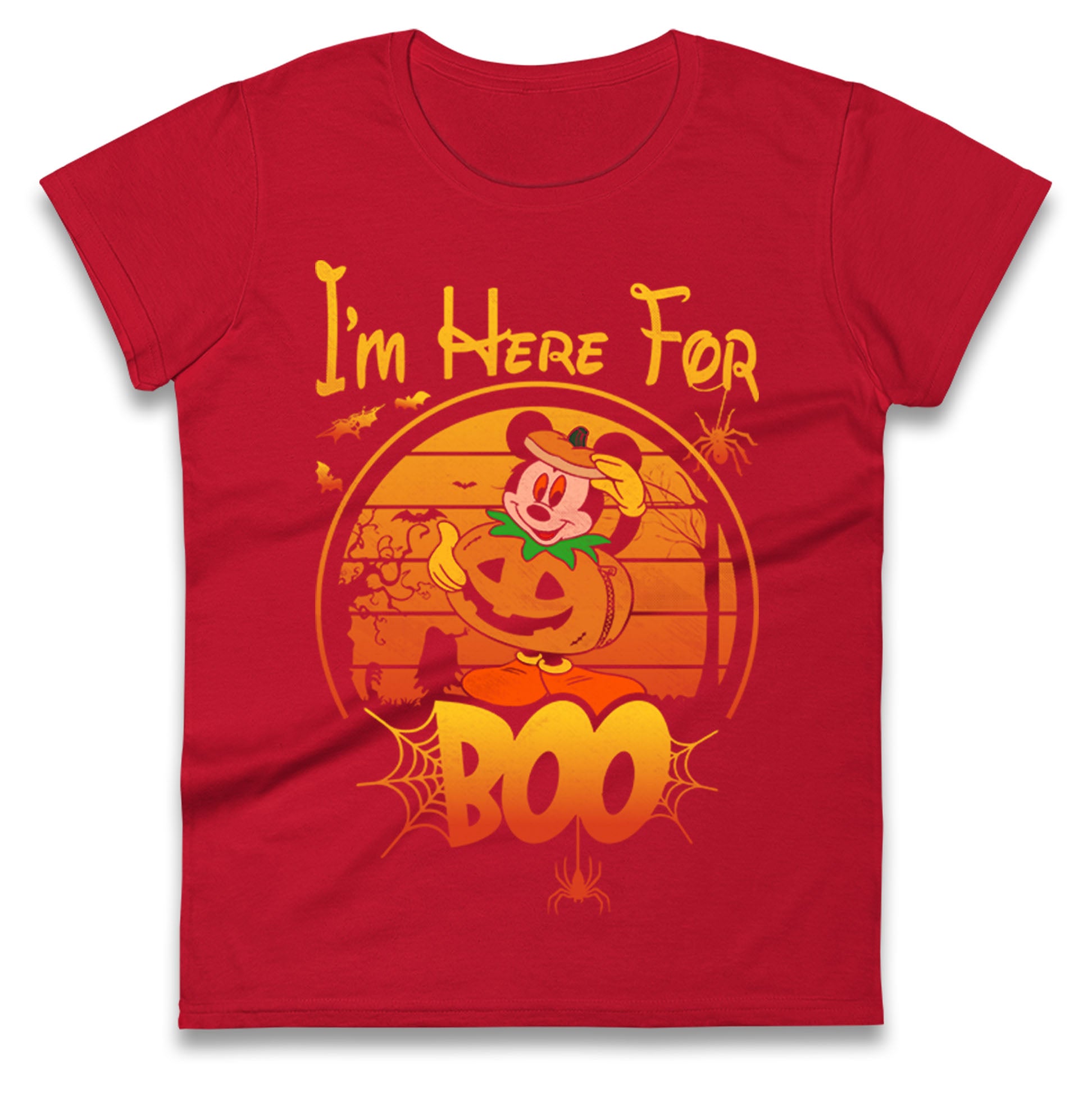 Mickey Mouse Im Here For Boo Halloween t shirt
