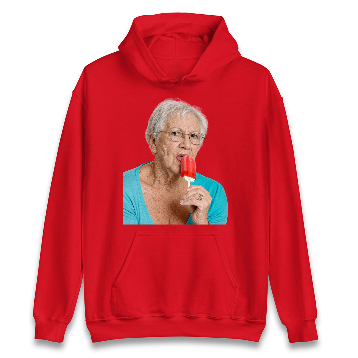 Grandma Licking Lollipop Seductively Hoodie