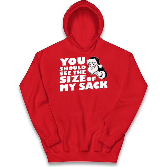 Santas Sack Kids Hoodie