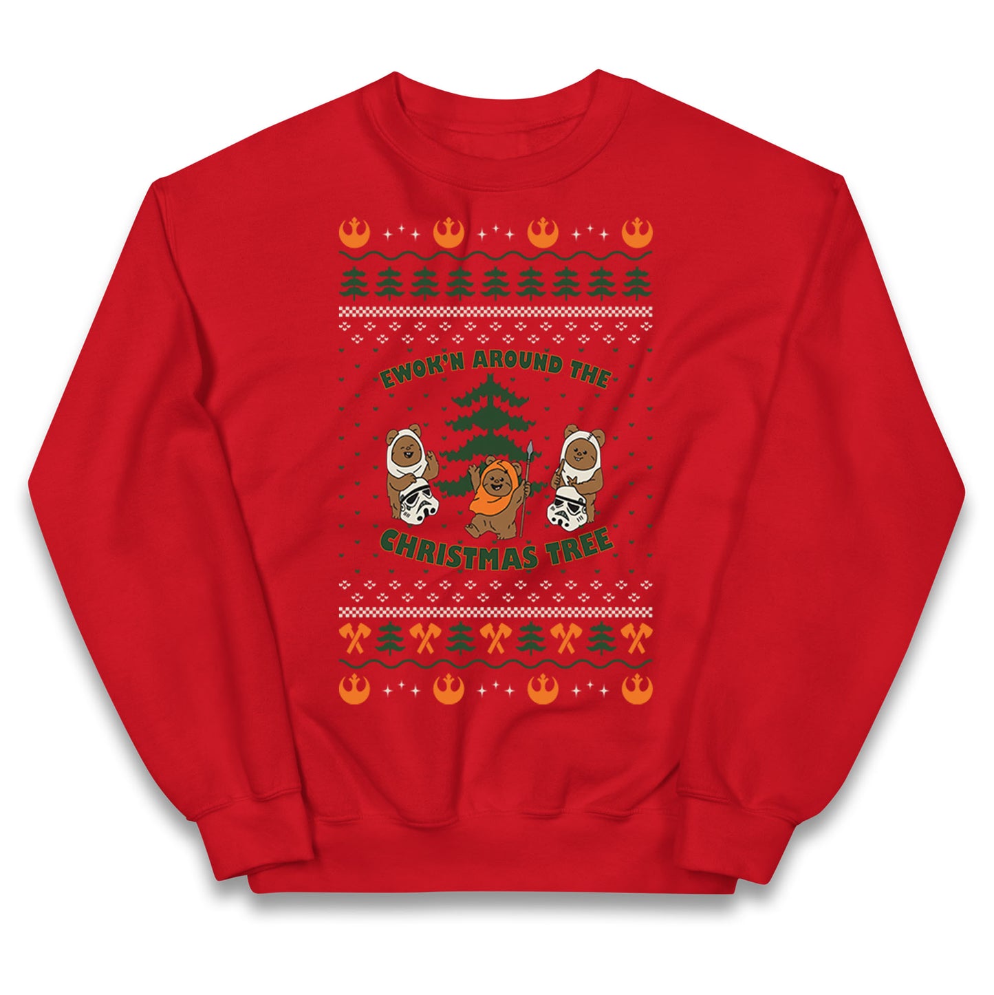 Star Wars Ewoks Christmas Kids Jumper