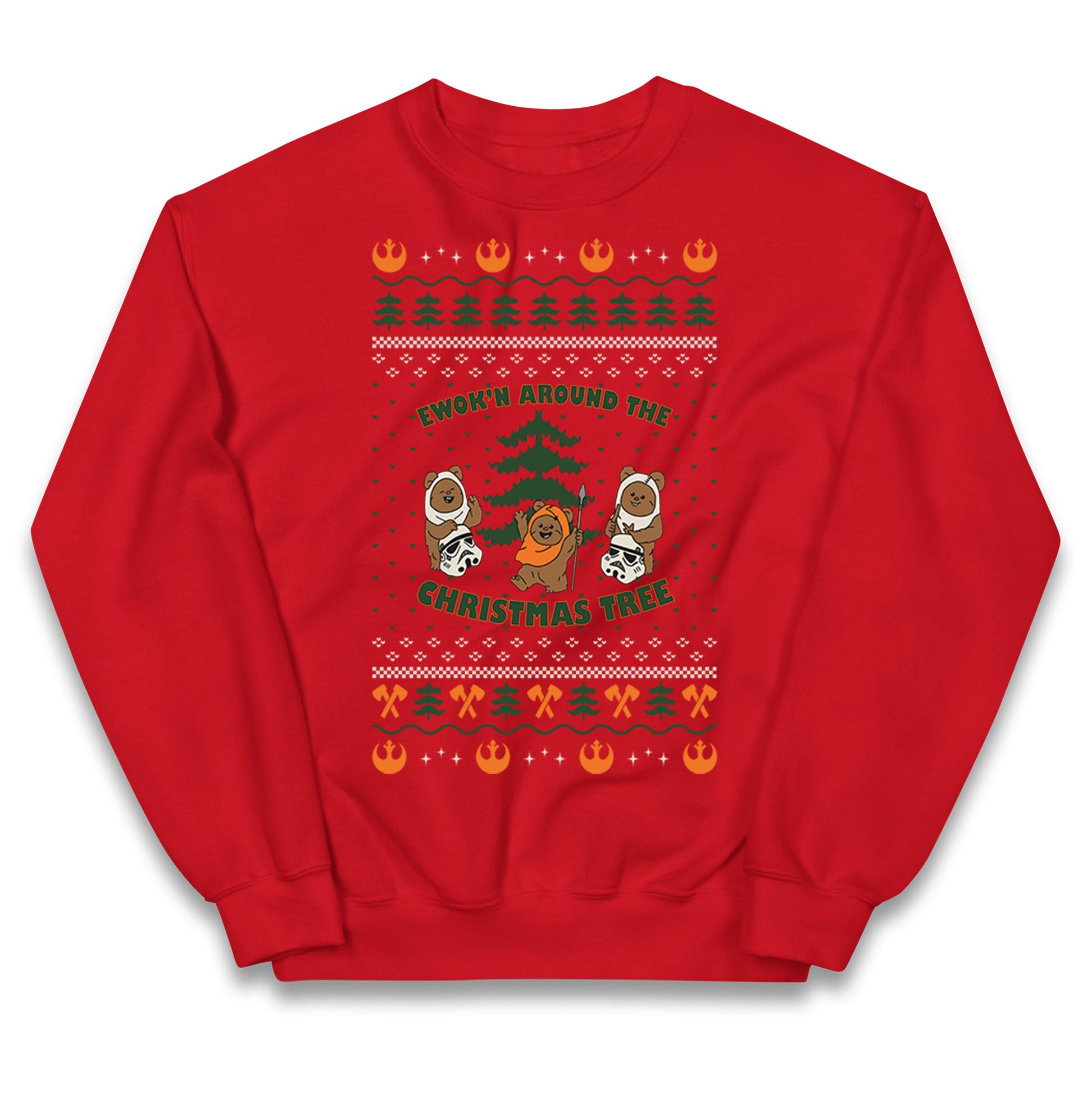 Star Wars Ewoks Christmas Kids Jumper
