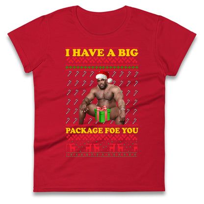 barry wood christmas womens t shirt