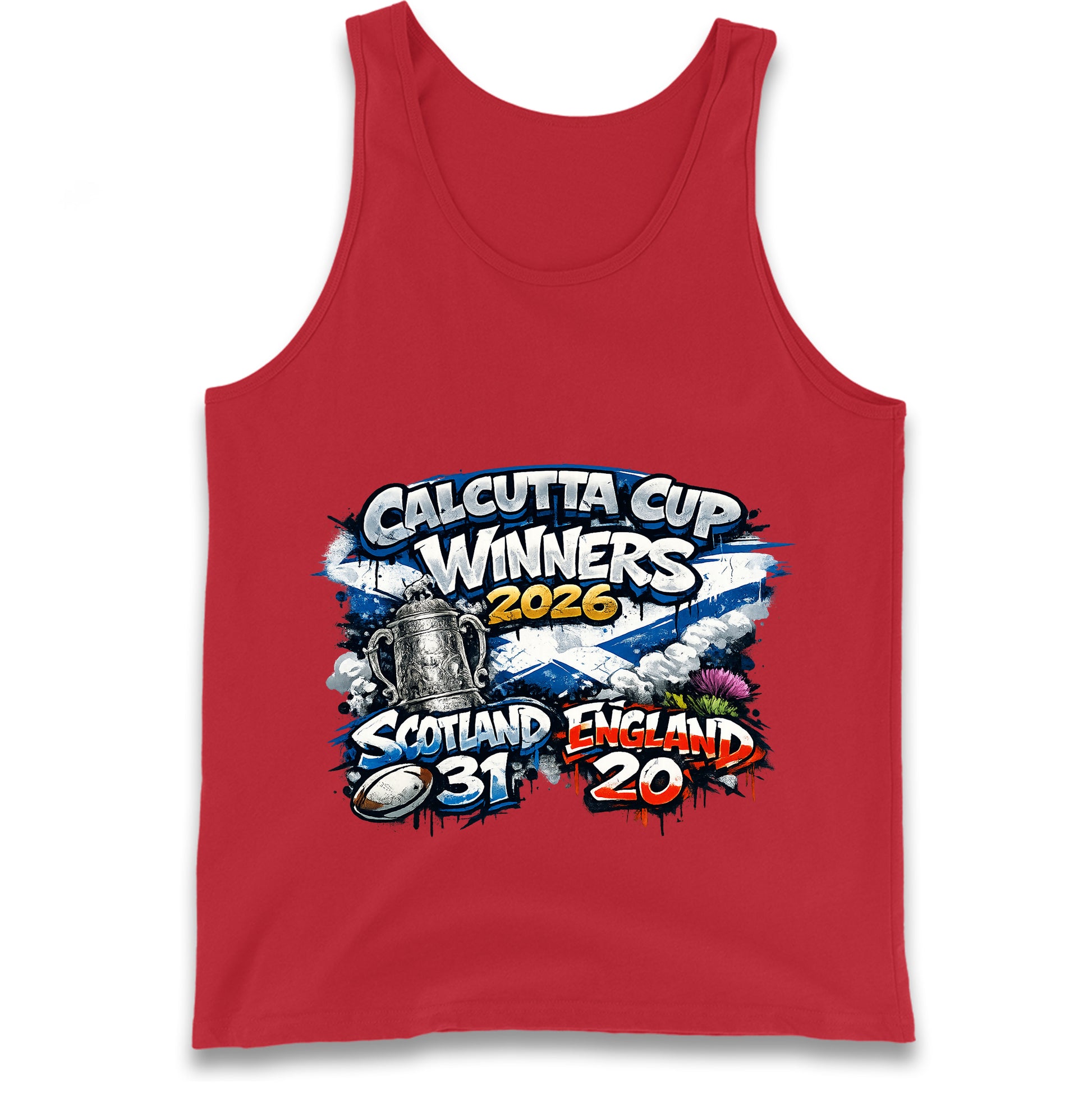 Scotland Calcutta Cup Winners 2026 Tank Top