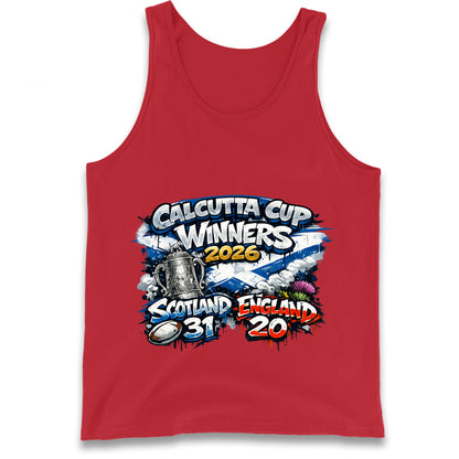 Scotland Calcutta Cup Winners 2026 Tank Top