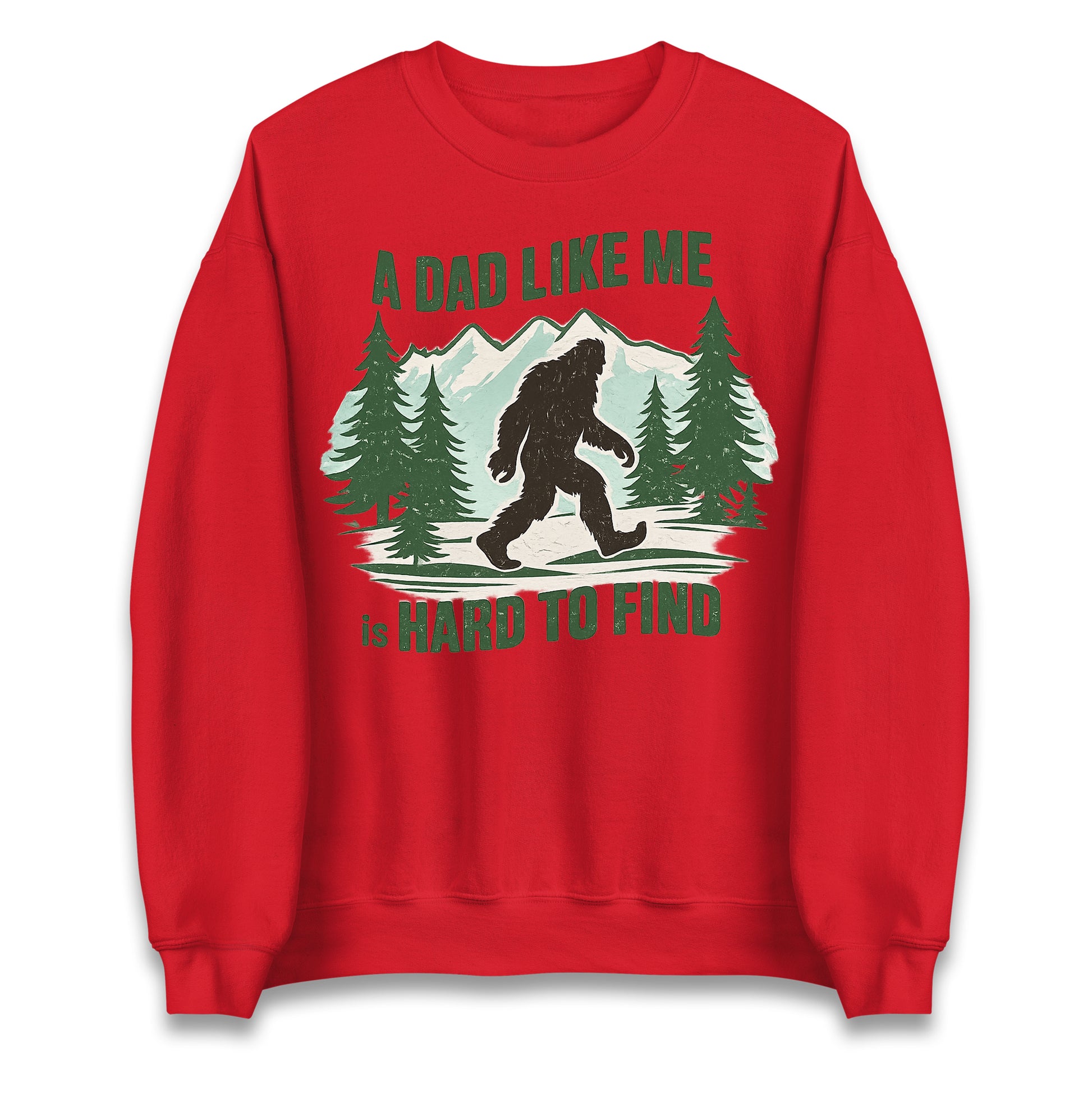 Retro Funny Bigfoot Dad Jumper