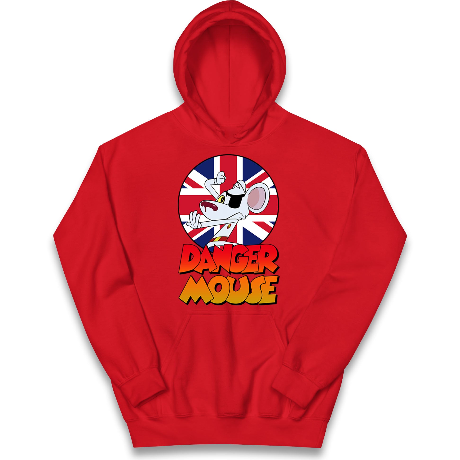 Danger Mouse Union Jack Kids Hoodie