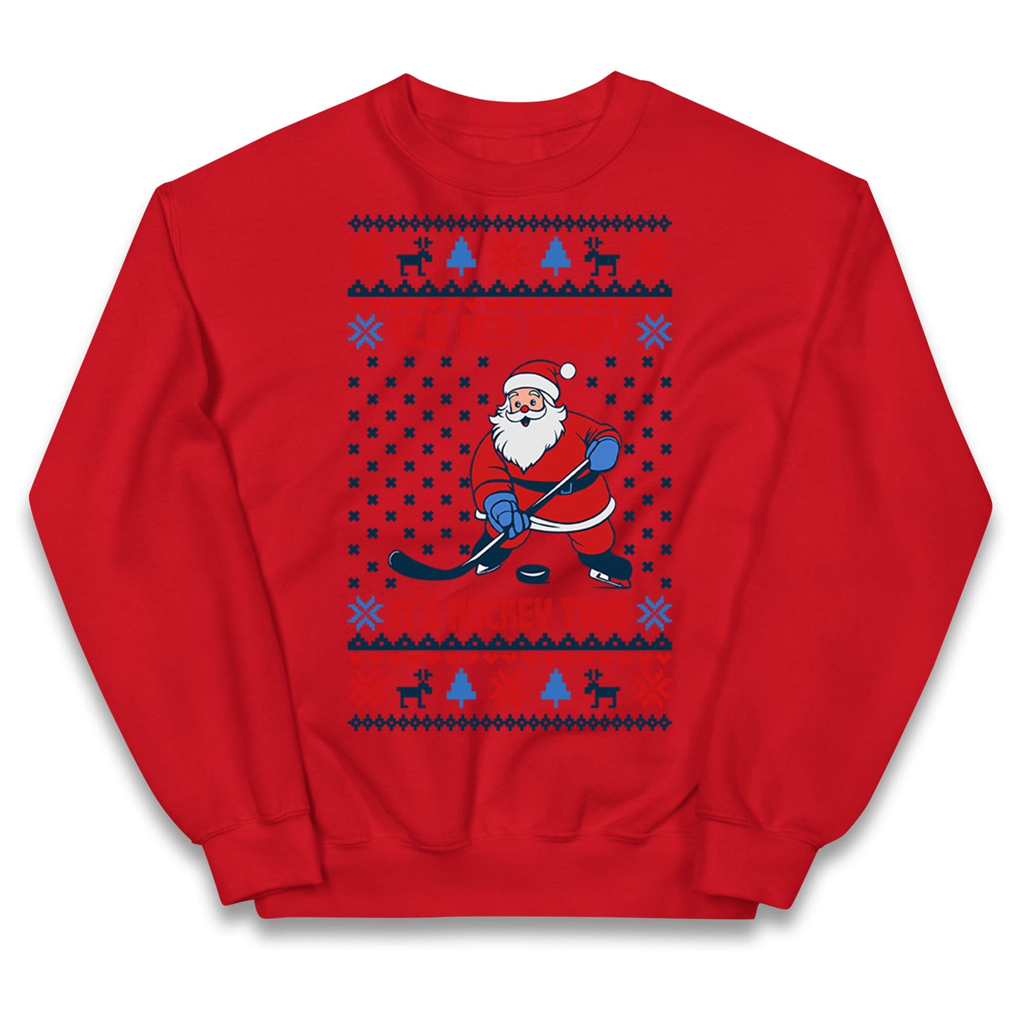 Hockey Christmas Kids Jumper