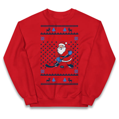 Hockey Christmas Kids Jumper