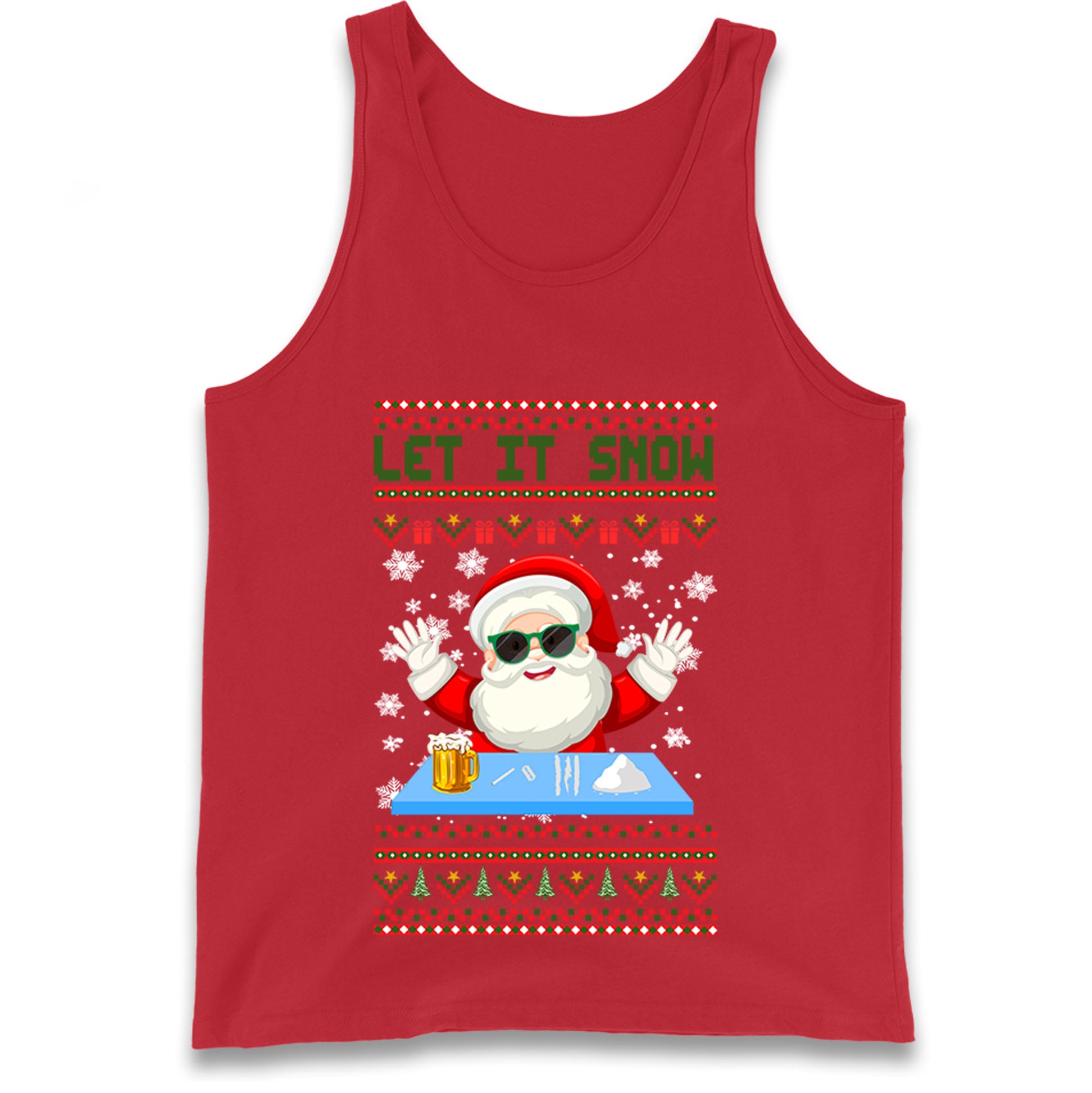 Santa Claus Christmas Tank Top