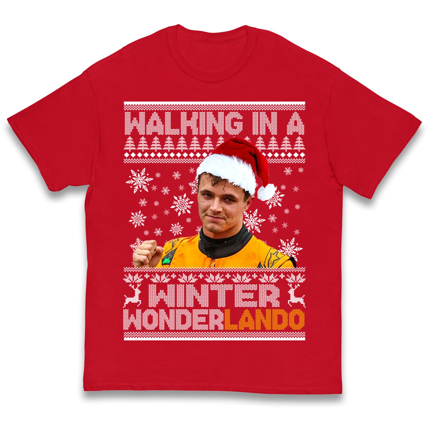 Lando Norris Christmas Kids T Shirt