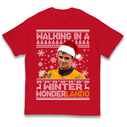 Lando Norris Christmas Kids T Shirt
