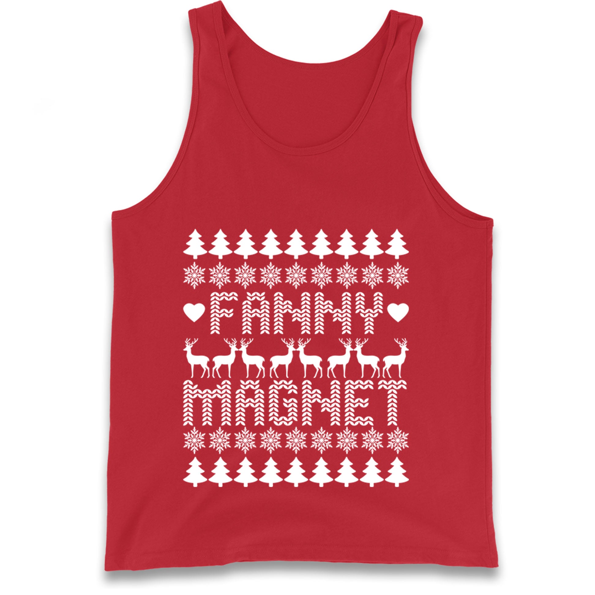 Fanny Magnet Christmas Tank Top