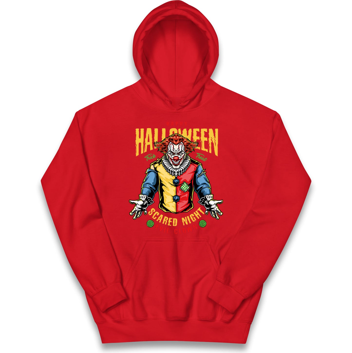 Halloween Clown Kids Hoodie
