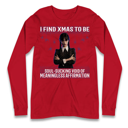 Wednesday Christmas Longsleeve T Shirt