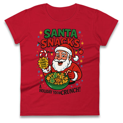 Santa Crunch Ladies T Shirt 