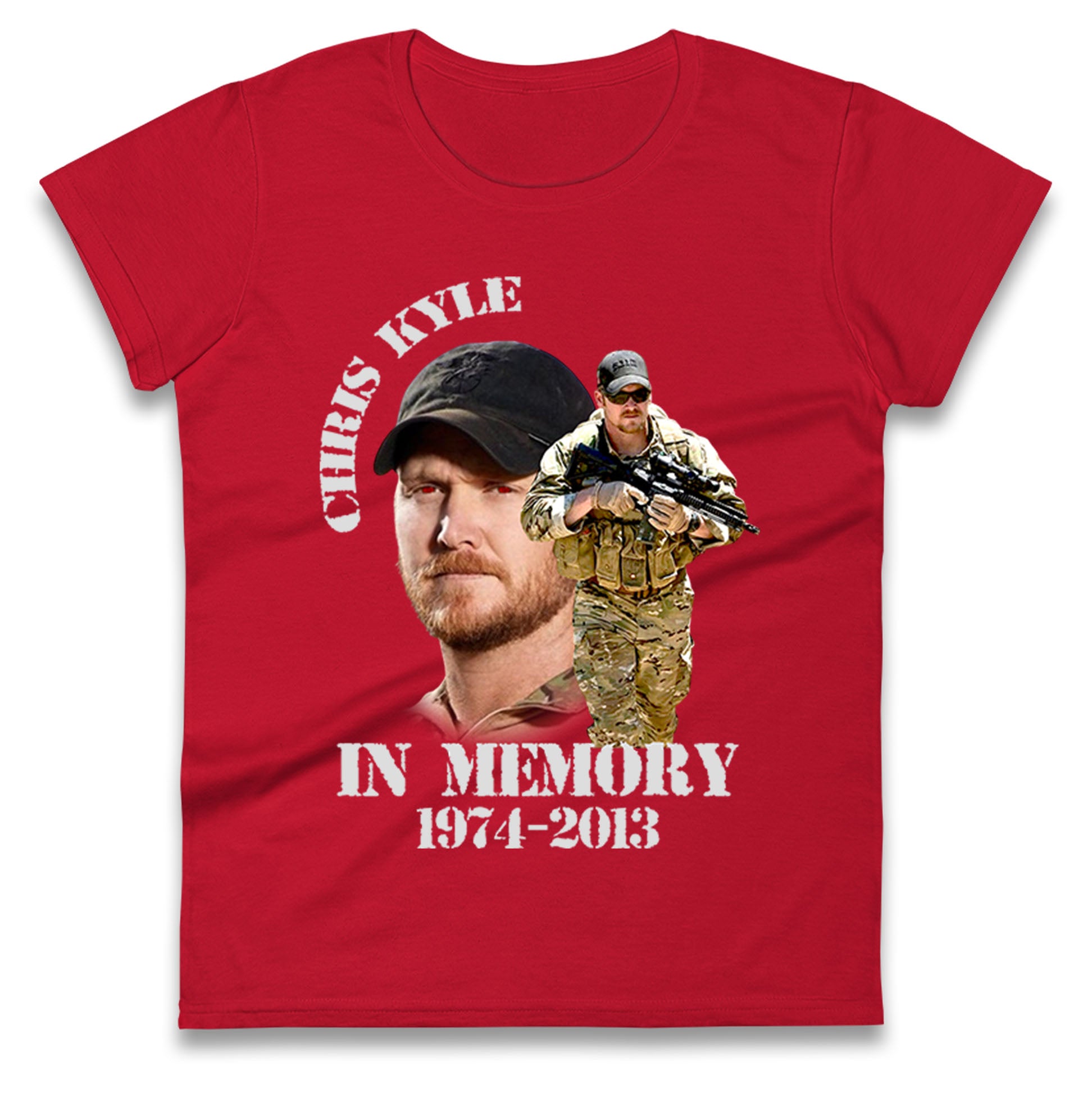 Chris Kyle Memorial Ladies T Shirt