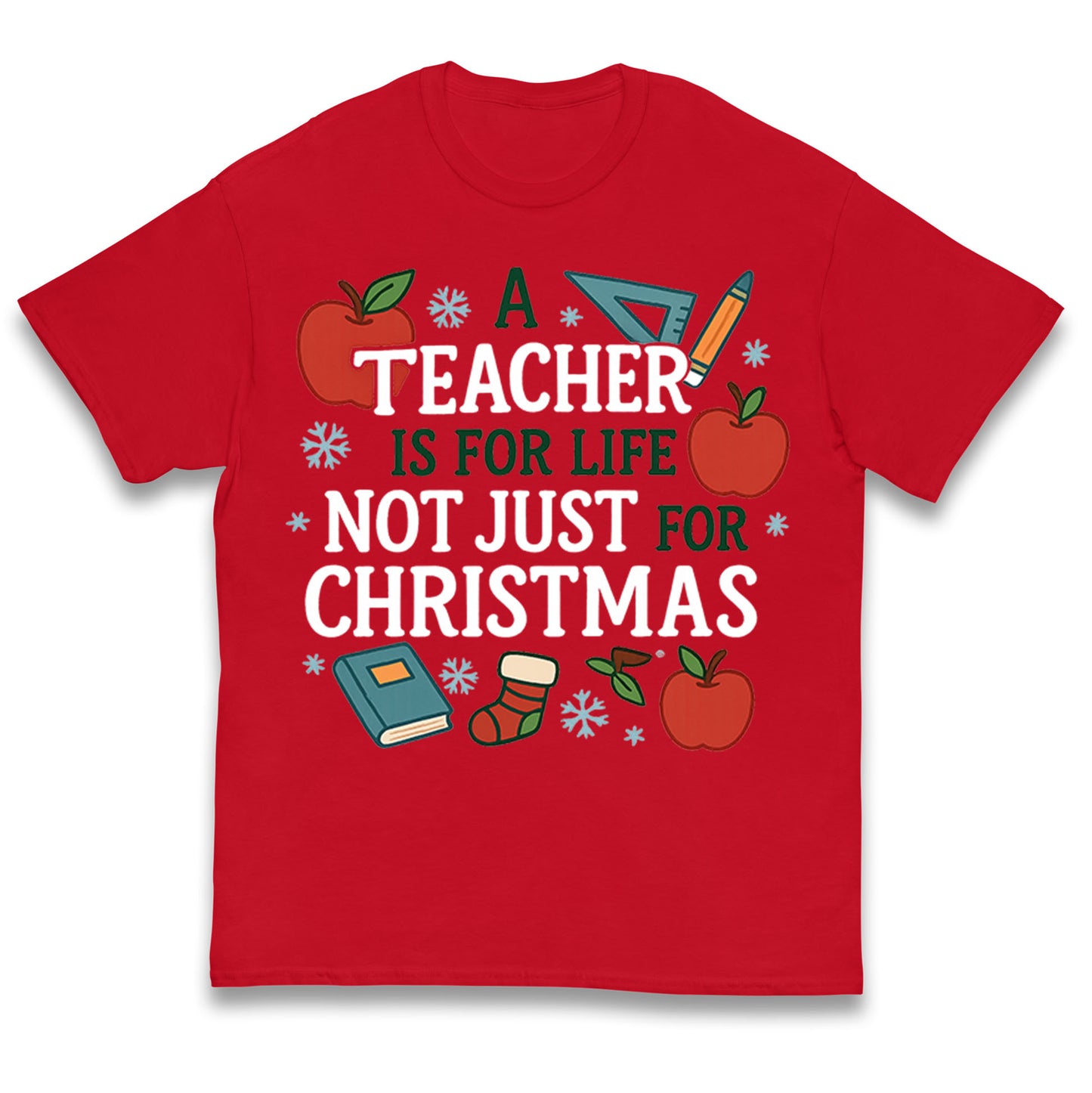 Teacher Christmas Kids T Shirt