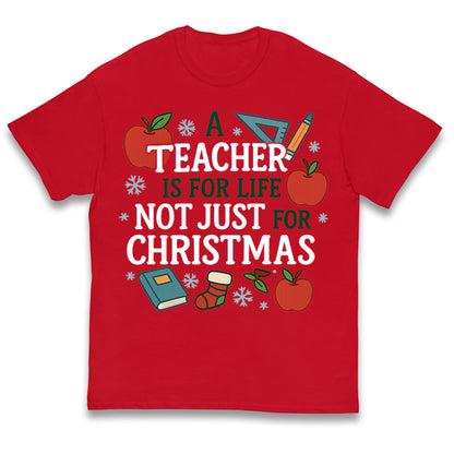 Teacher Christmas Kids T Shirt