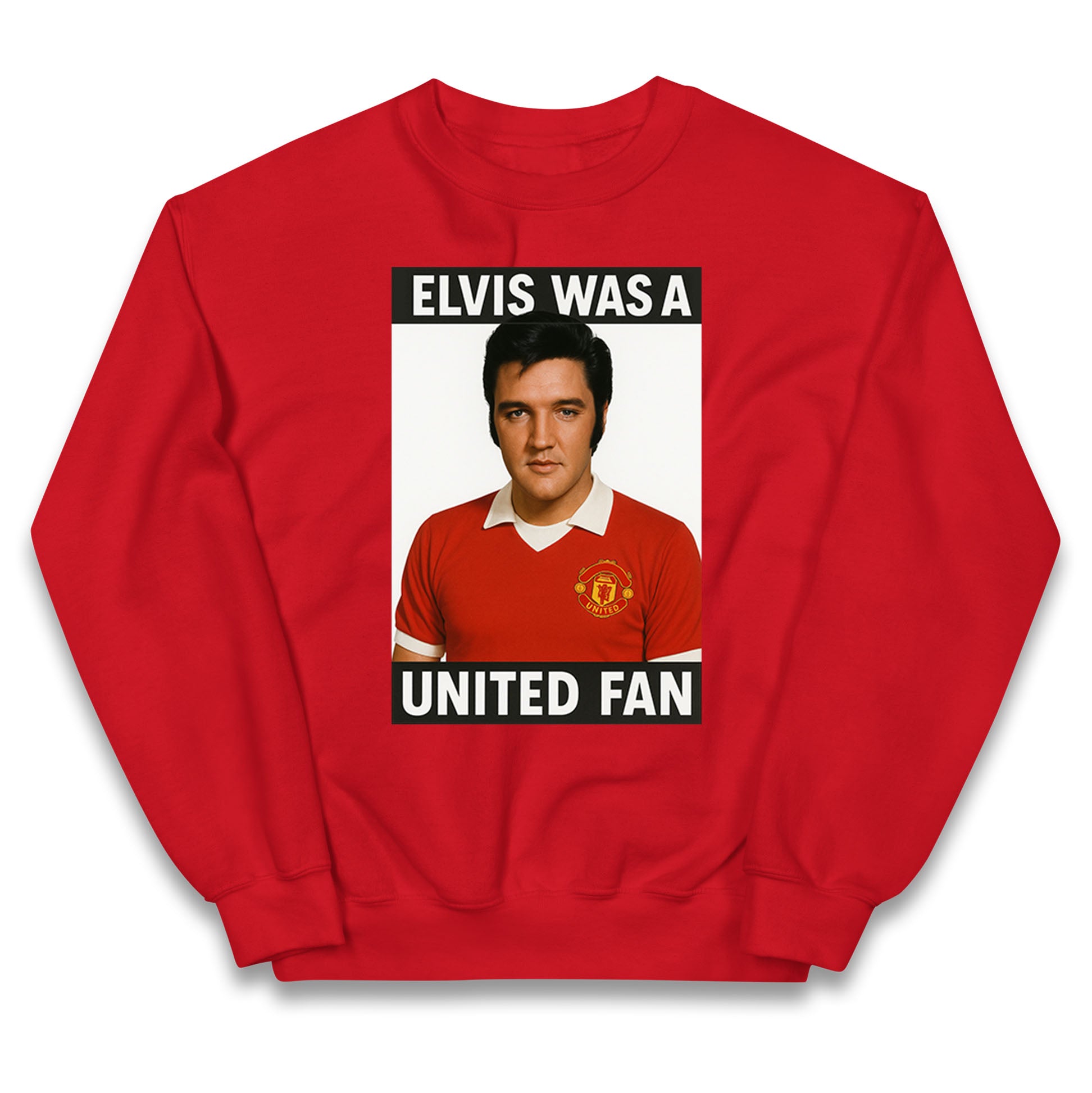 Elvis Presley Mnchester United Kids Jumper
