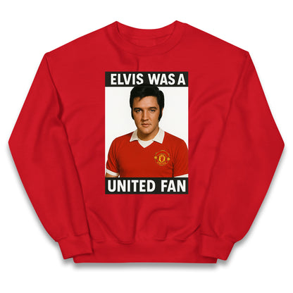 Elvis Presley Mnchester United Kids Jumper
