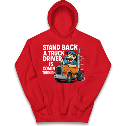 Truck Driver Kids Hoodie