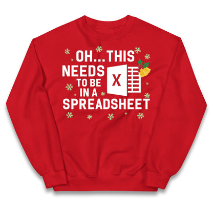 Excel Christmas Kids Jumper