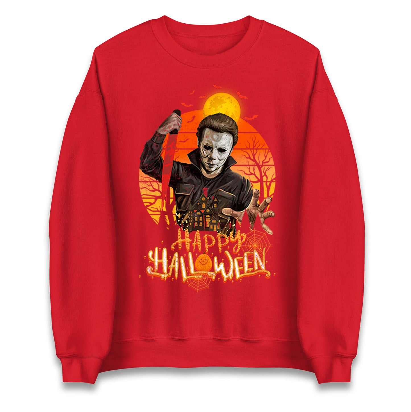 Michael Myers Happy Halloween Unisex Sweatshirt