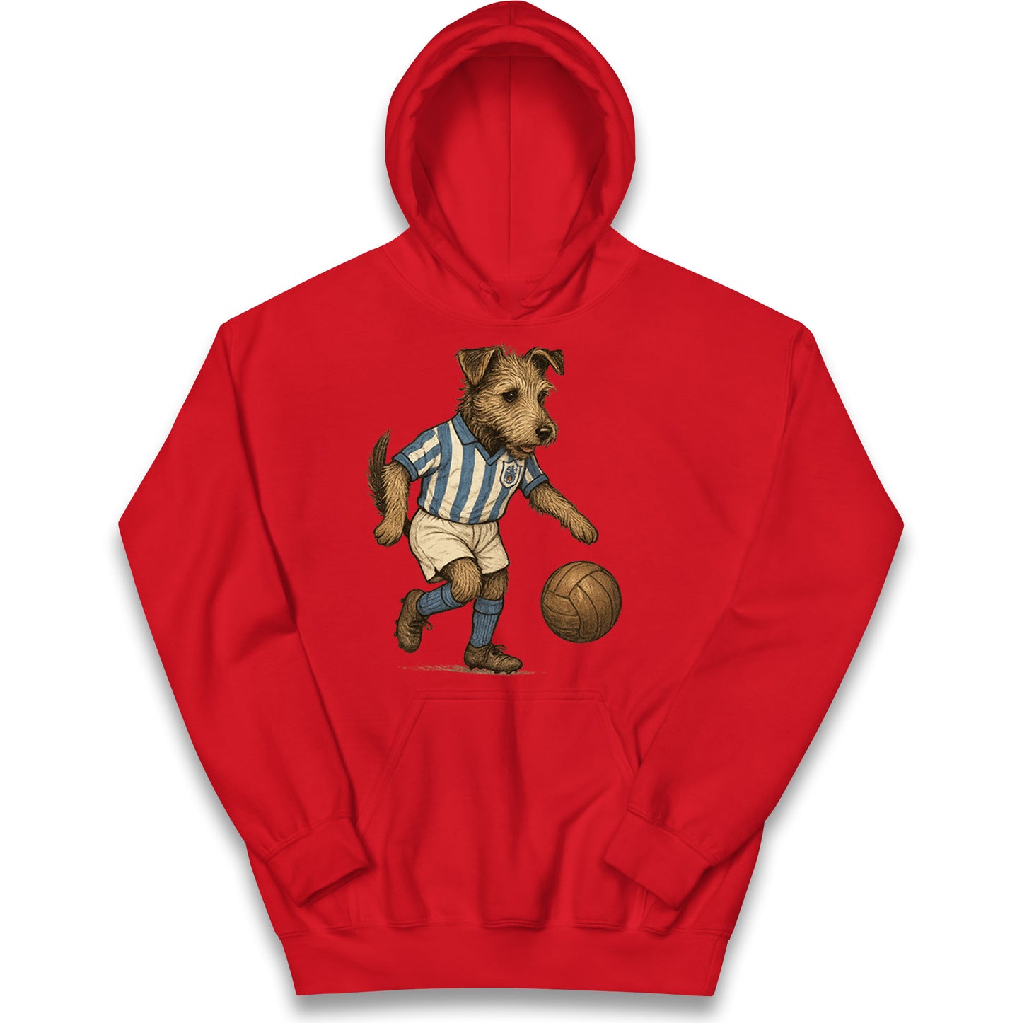 Retro Huddersfield Town Christmas Kids Hoodie