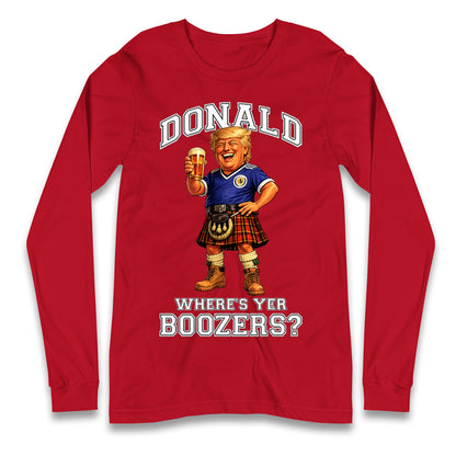 Donald Trump Scotland World Cup Longsleeve T Shirt 