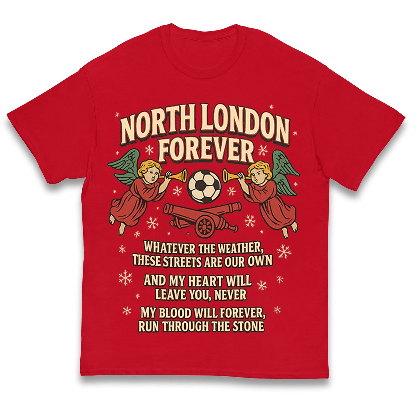 Arsenal Christmas Kids T Shirt